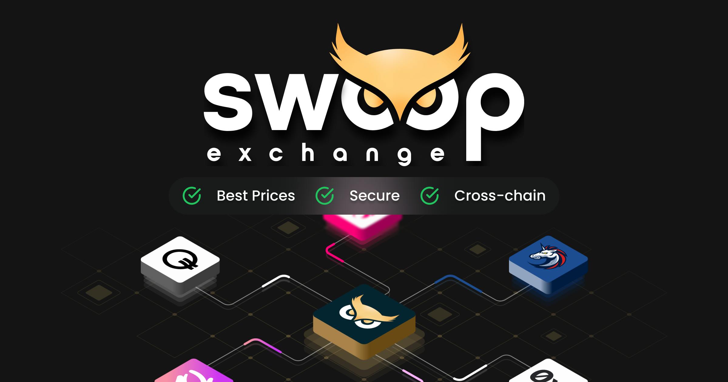 Screenshot of Swoop Exchange - Landing Page